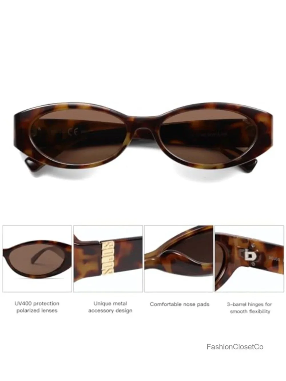 Retro Oval Polarized Shield Sunglasses Women Narrow Y2k